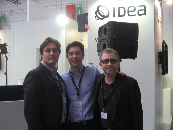 Santiago Alcalá, Gerard Loret y Richi Rozas de Idea (de izquierda a derecha)